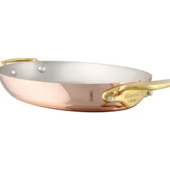 Elégance cuivre plat ovale 30 cm-Cerf Dellier Clearance