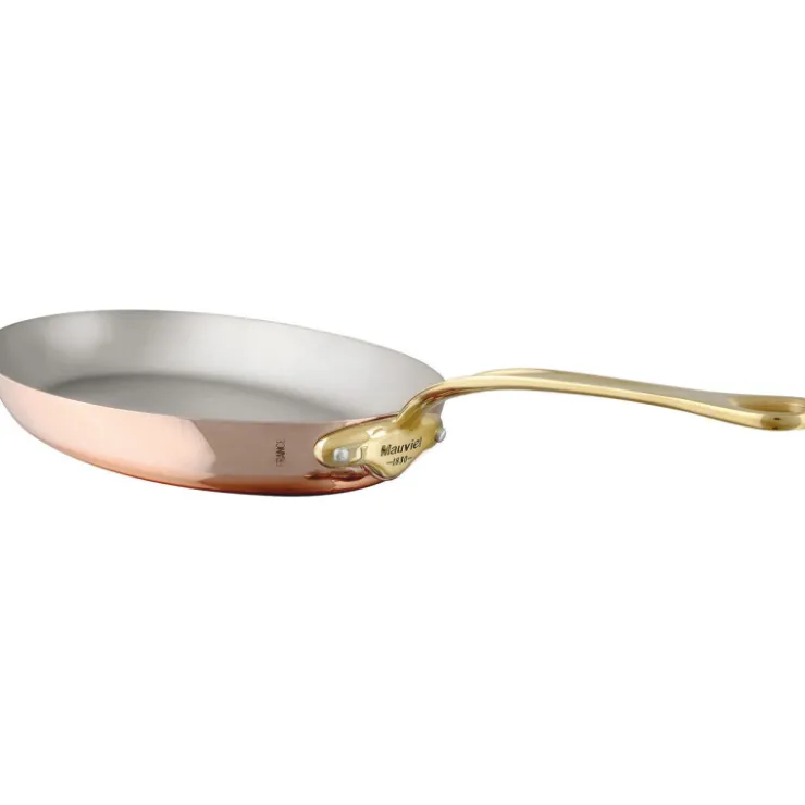 Elégance cuivre poêle ovale 35 x 23 cm-Cerf Dellier Discount