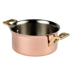 Elégance cuivre-inox mini-marmite 9 cm-Cerf Dellier Best