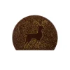 Embouts de bûches chocolat silhouette renne (x40)-Cerf Dellier Clearance