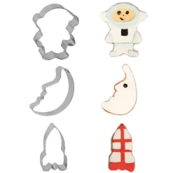 Emporte-pièce Cosmonaute assortis (x3)-Cerf Dellier Hot