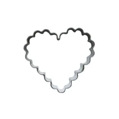 Emporte-pièce cœur cannelé 4,7 cm-Cerf Dellier Sale