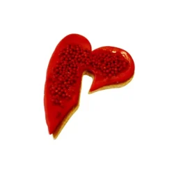 Emporte-pièce cœur penché à accrocher 7 cm-Cerf Dellier New