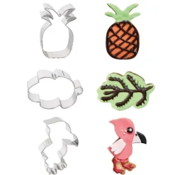 Emporte-pièce Tropical assortis (x3)-Cerf Dellier Best