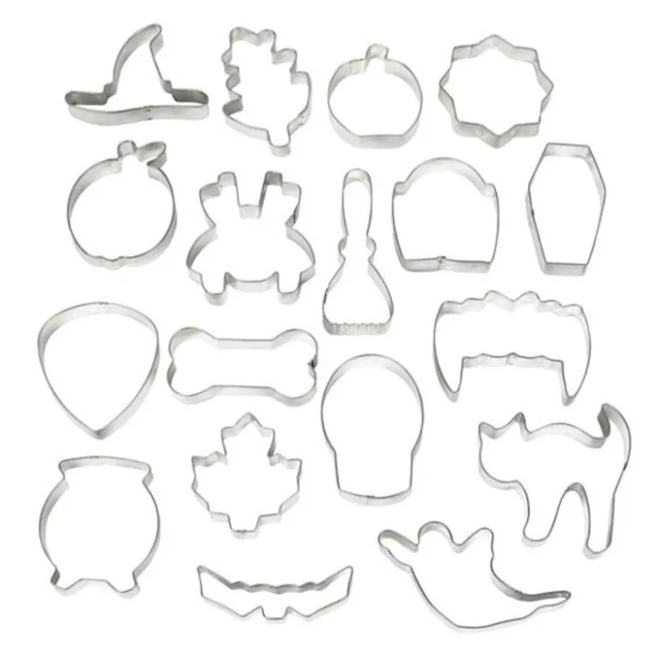 Emporte-pièces assortis Halloween Wilton (x18)-Cerf Dellier Clearance