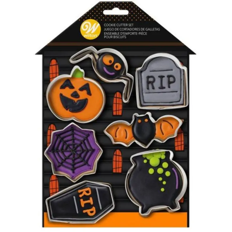 Emporte-pièces assortis maison hantée Wilton (x7)-Cerf Dellier Hot