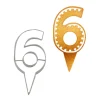 Emporte-pièces cake topper "6"-Cerf Dellier Clearance