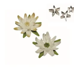 Emporte-pièces inox poinsettia PME (x 3)-Cerf Dellier Outlet