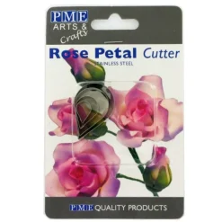 Emporte-pièces inox pétales de roses PME (x 4)-Cerf Dellier Clearance