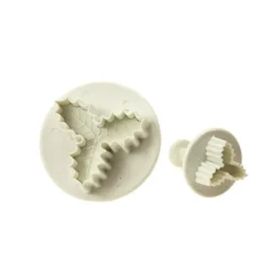 Emporte-pièces éjecteur Houx Triple (x 2)-Cerf Dellier New