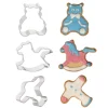 Emporte-pièces Naissance assortis (x3)-Cerf Dellier Hot