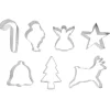 Emporte-pièces Noël assortis (x 7)-Cerf Dellier Online