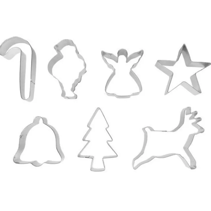 Emporte-pièces Noël assortis (x 7)-Cerf Dellier Online
