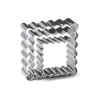 Emporte-pièces Petit biscuit carrés assortis inox (x3)-Cerf Dellier New