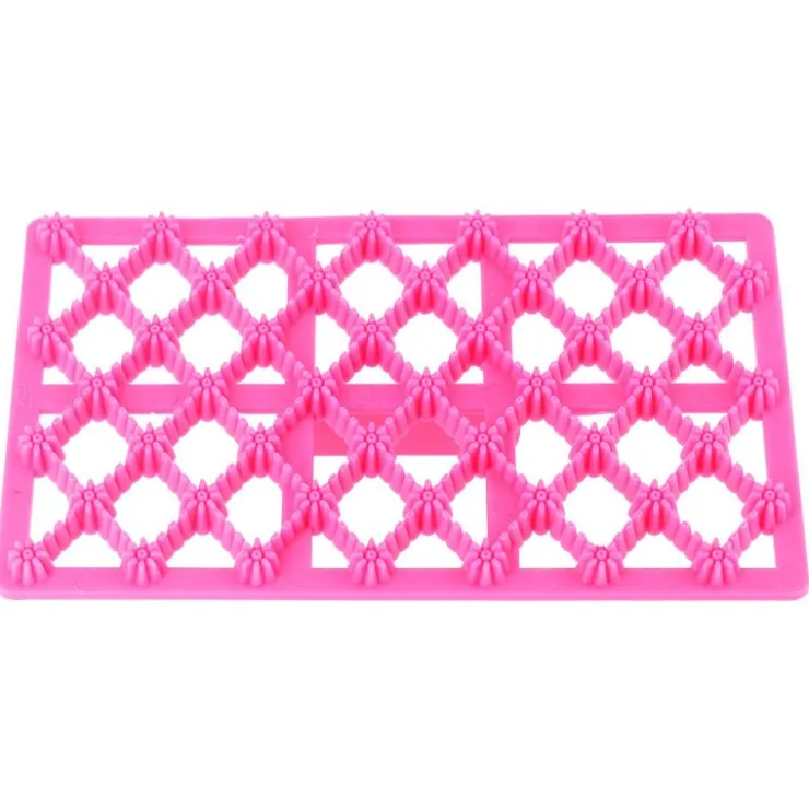 Empreinte effet matelassé petites fleurs-Cerf Dellier Discount