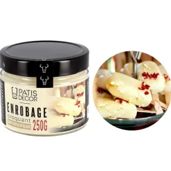 Enrobage croquant goût chocolat blanc - 250 g-Cerf Dellier Online