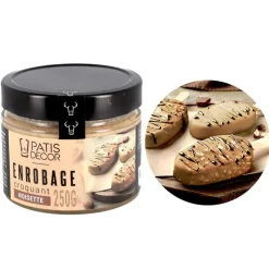 Enrobage croquant goût noisette - 250 g-Cerf Dellier New