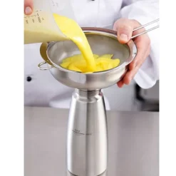 Entonnoir + tamis inox amovible pour siphon-Cerf Dellier Discount