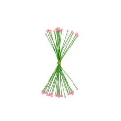 Etamines roses pour fleurs pâte à sucre (x40)-Cerf Dellier Best