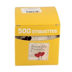 Etiquette adhésive Bonne Fête Maman (x500)-Cerf Dellier Clearance