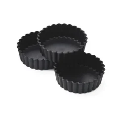 Exoglass 12 tourtières cannelées 10 cm-Cerf Dellier Online