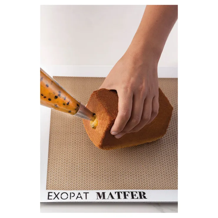 Exoglass cake à fourrer avec tube diamètre 25 mm 30x8x8 cm-Cerf Dellier Discount
