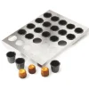 Exoglass plaque de 25 moules à cannelé 4,5 cm-Cerf Dellier Outlet