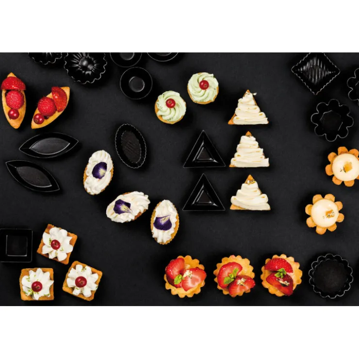 Exopan 25 moules à petits fours millasson 4,5 cm-Cerf Dellier