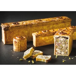 Exopan pâté en croûte long à chevrons 40x7,5x8,5 cm-Cerf Dellier Clearance