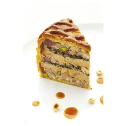 Exopan pâté en croûte rond à chevrons hauteur 9 cm diamètre 12 cm-Cerf Dellier Hot