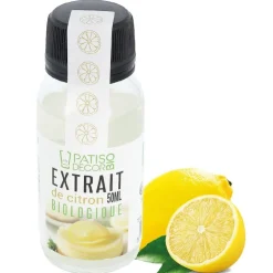 Extrait de citron biologique 50 ml - DDM 03/25-Cerf Dellier