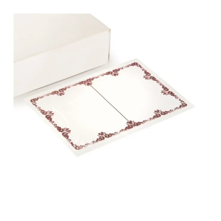 Feuillette milune décorée pour mousse (x1000)-Cerf Dellier