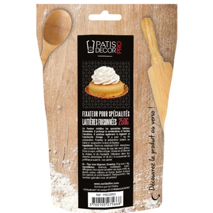 Fixateur pour spécialités laitières 250 g-Cerf Dellier Outlet