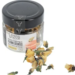 Fleurs séchées de roses jaunes 8 g-Cerf Dellier