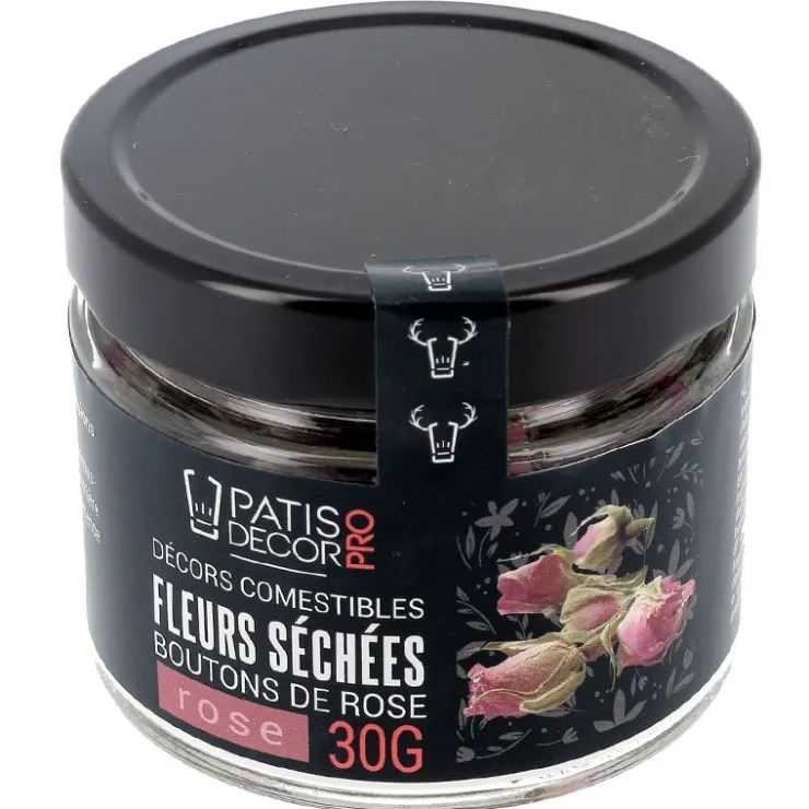 Fleurs séchées de roses roses 30 g-Cerf Dellier Best