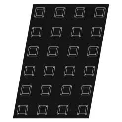 Flexipan GN 1/1 plaque de 15 écrin 6,5x6,5x3,5 cm-Cerf Dellier Clearance