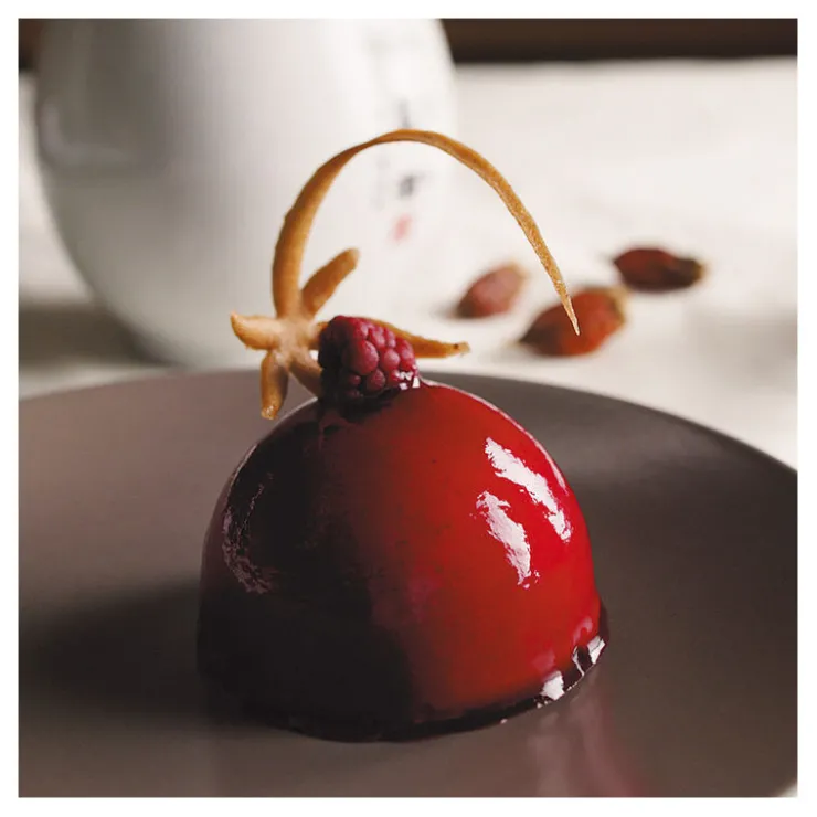 Flexipan GN 1/1 plaque de 35 demi-sphères 4,3 cm-Cerf Dellier Outlet