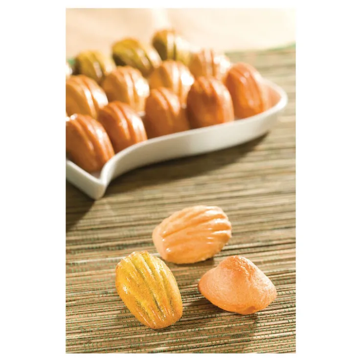 Flexipan GN 1/1 plaque de 42 mini-madeleines 5,2x3,5 cm-Cerf Dellier Online