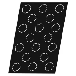 Flexipan 60x40 plaque de 18 bavarois 8 côtes 7,8x3,5 cm-Cerf Dellier Online