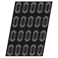 Flexipan 60x40 plaque de 20 brioches longues à côtes 11,3x8,1 cm-Cerf Dellier Hot