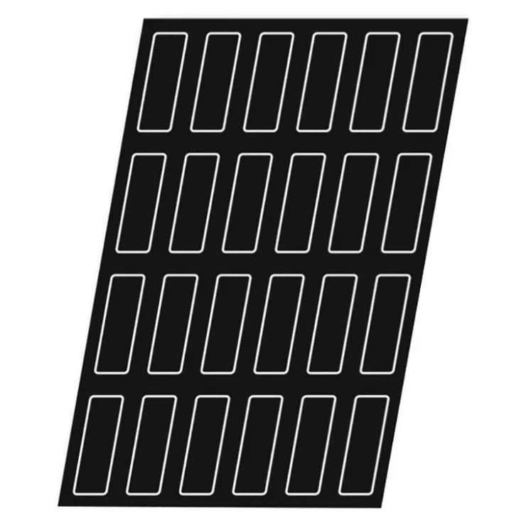 Flexipan 60x40 plaque de 24 cakes sans rainures 12x4 cm-Cerf Dellier Discount