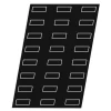 Flexipan 60x40 plaque de 25 cakes 8,9x4,6 cm-Cerf Dellier Clearance