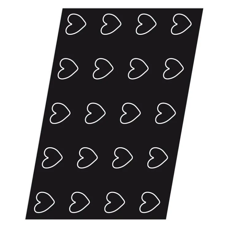 Flexipan 60x40 plaque de 20 coeurs 6,5x6x1,6 cm-Cerf Dellier Discount