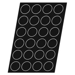 Flexipan 60x40 plaque de 24 cookies 7,8 cm-Cerf Dellier Sale