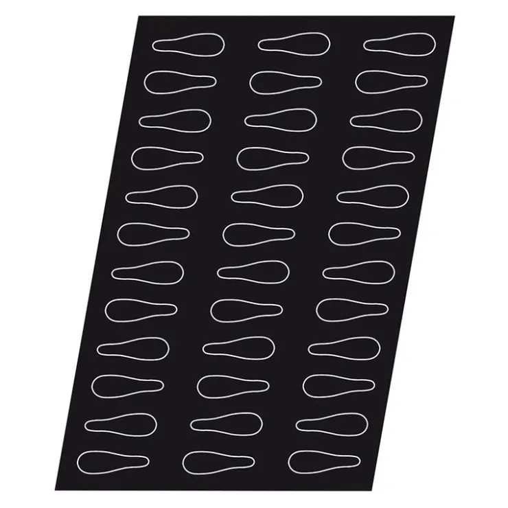 Flexipan 60x40 plaque de 36 cuillères 9x2,8 cm-Cerf Dellier