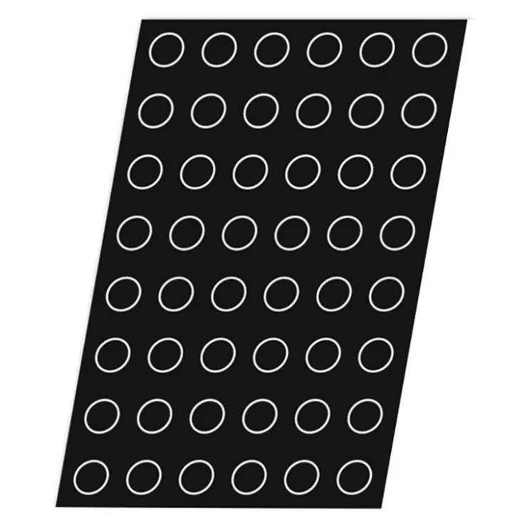 Flexipan 60x40 plaque de 48 cylindres 4x2 cm-Cerf Dellier New