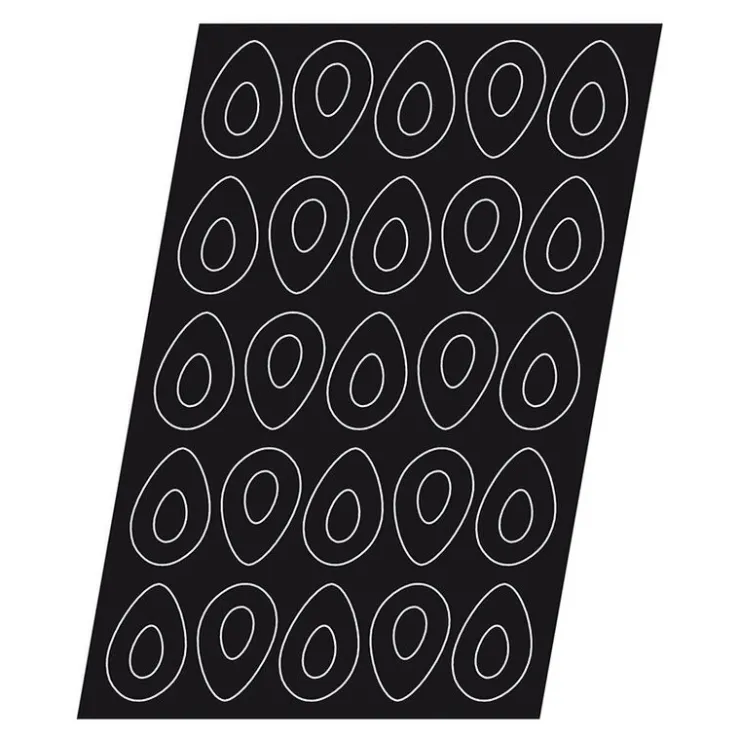 Flexipan 60x40 plaque de 25 demi-oeufs savarins 9,5x6 cm-Cerf Dellier Clearance