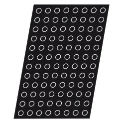 Flexipan 60x40 plaque de 45 demi- sphères inversées 2,6 cm-Cerf Dellier Clearance