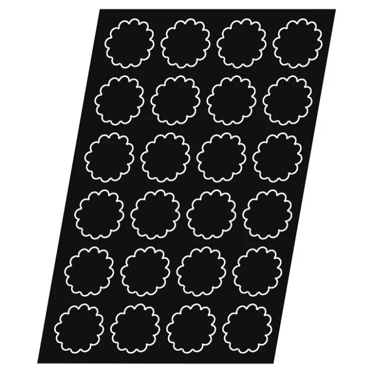 Flexipan 60x40 plaque de 24 fleurs 6,4x2,6 cm-Cerf Dellier Hot