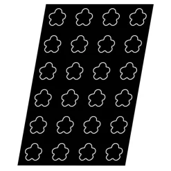 Flexipan 60x40 plaque de 24 fleurs 7,8x2 cm-Cerf Dellier Outlet